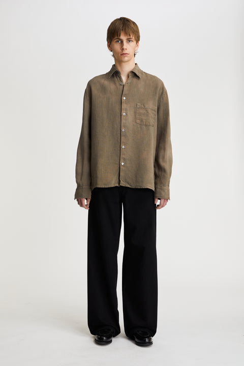 Keen Heavy Overdye Linen Brown