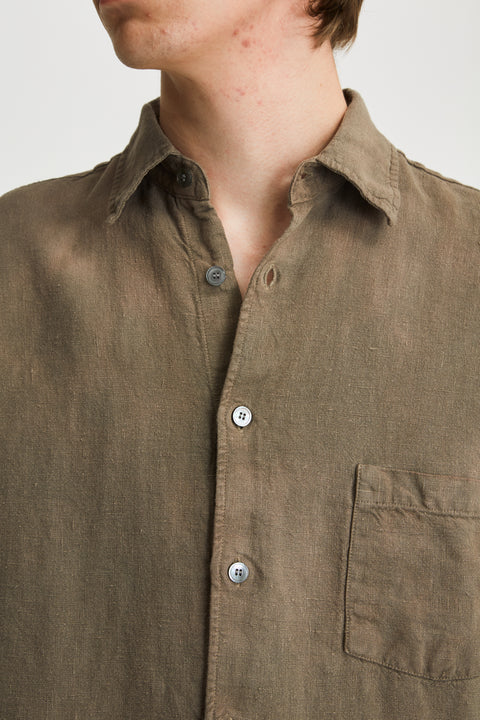 Keen Heavy Overdye Linen Brown