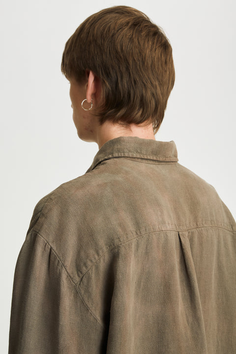 Keen Heavy Overdye Linen Brown