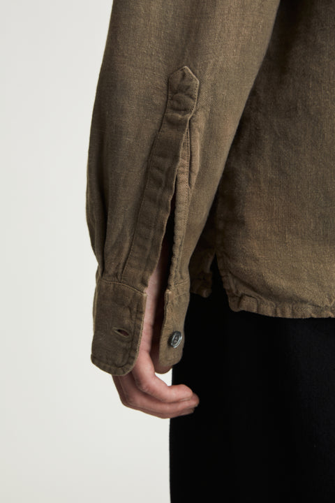 Keen Heavy Overdye Linen Brown