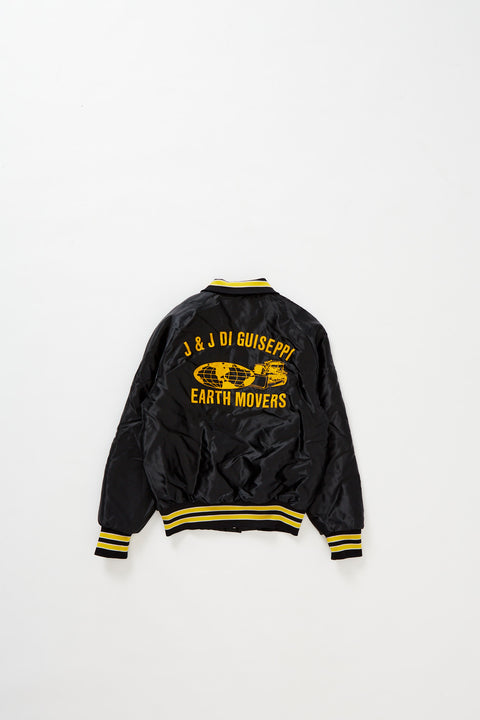 70's-80's Earth Movers Satin Jacket (XS)