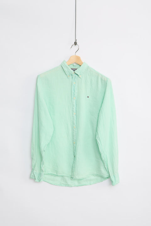 Tommy Hilfiger Linen Shirt (L) — Livid