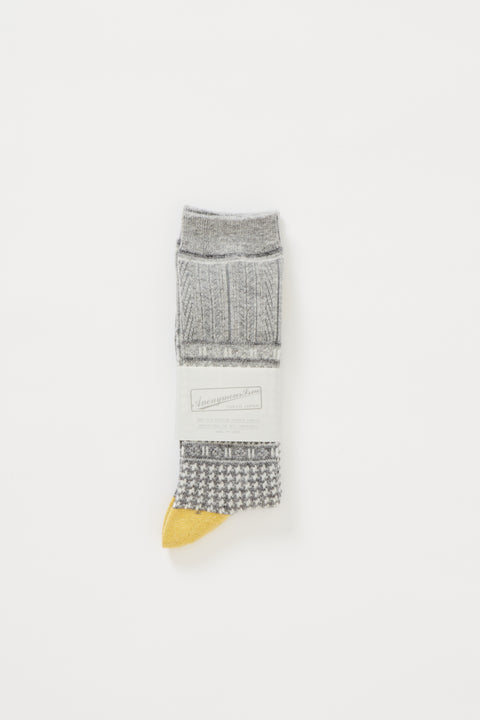 Houndstooth JQ Crew Grey