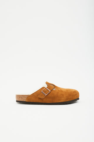 Birkenstock boston shearling mink online size 39