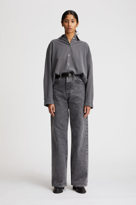 Tiki Japan Charcoal Noil Silk