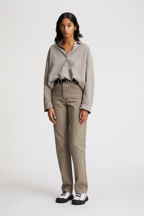 Tiki Japan Taupe Noil Silk
