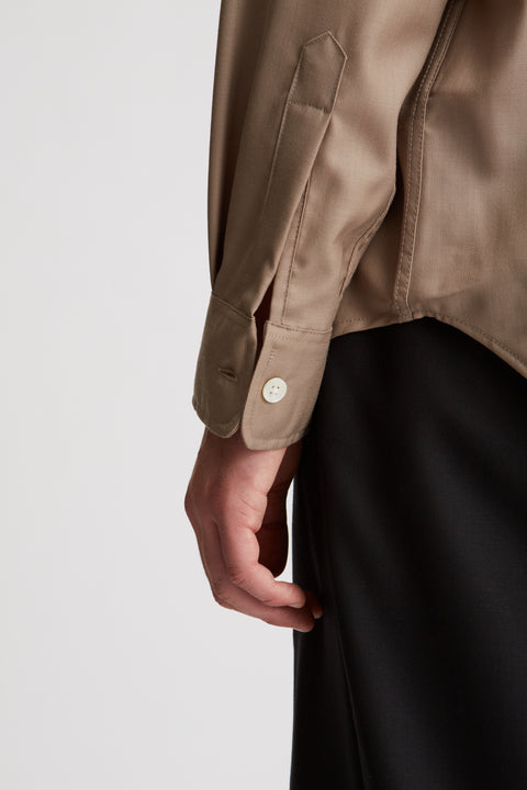 Huff Taupe Fluid Merino