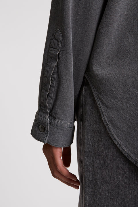 Tiki Japan Charcoal Noil Silk