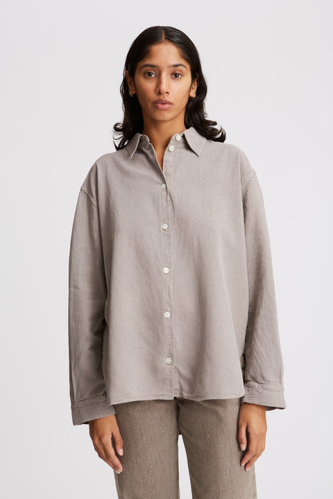 Tiki Japan Taupe Noil Silk