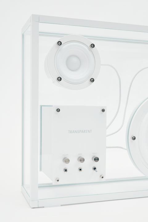 Transparent Speaker White