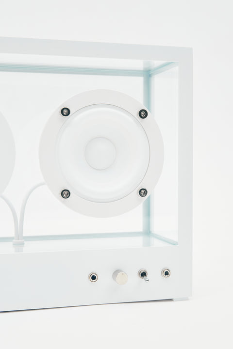 Small Transparent Speaker White