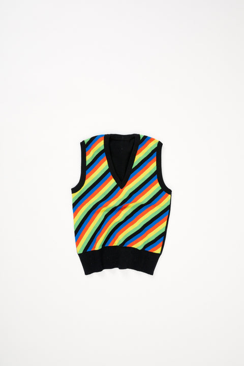Patterned Knit Vest (XS)