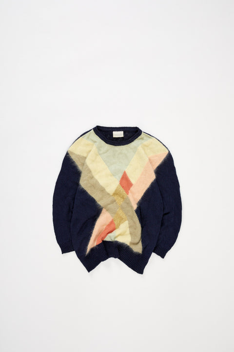 Patterned Knit sweater  (M)