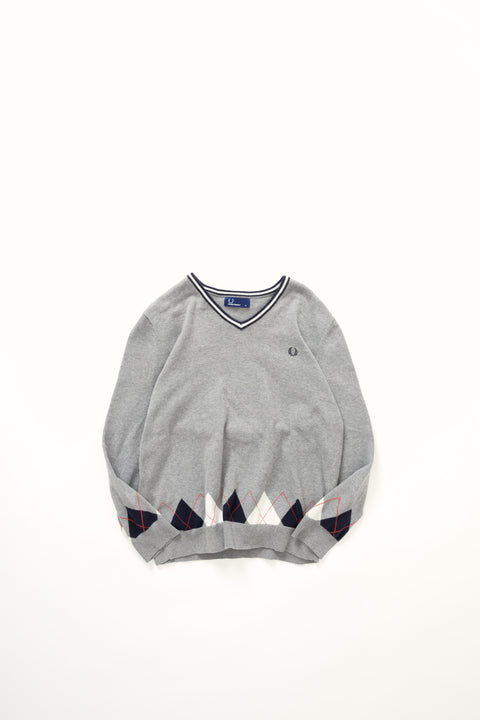 Fred Perry knit V-neck (S)