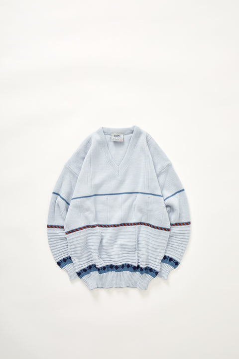 British V-neck Knit  (M)