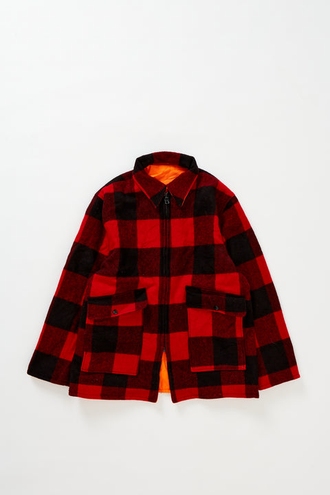70's Woolrich reversible hunting jacket (XL)