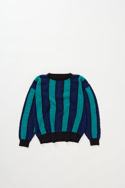 Cotton knit sweater (M)