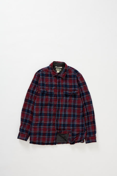 L.L. Bean fleece lined flannel shirt (S)