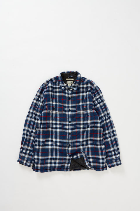 L.L. Bean fleece lined flannel shirt (M)