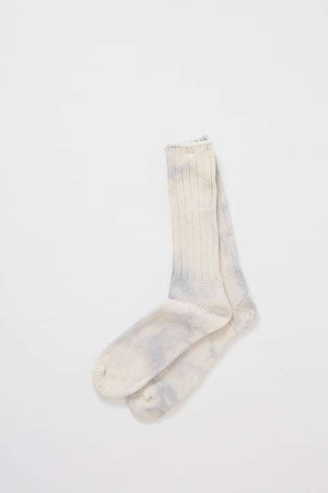 Uneven Dye Crew Light Blue