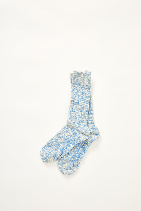 Light Slub Crew Blue