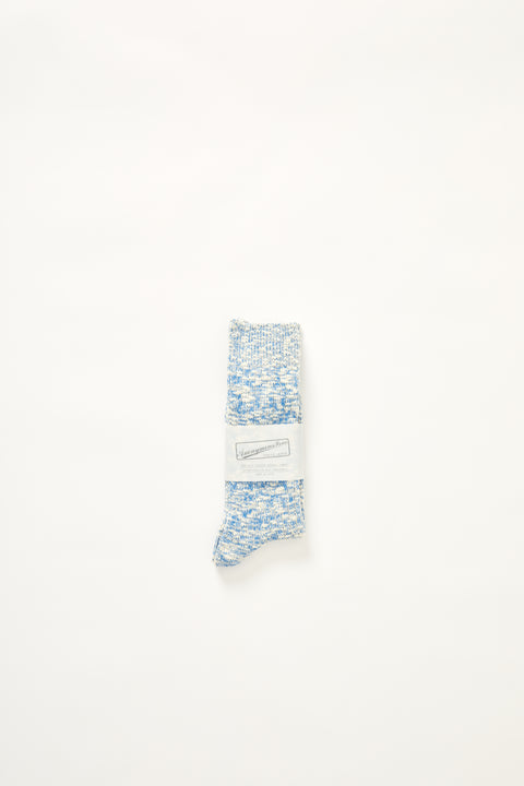 Light Slub Crew Blue