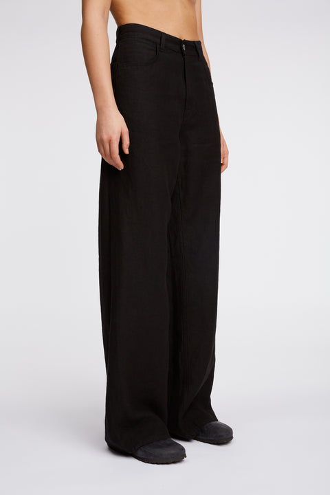 Keri Black Linen