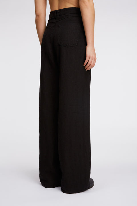 Keri Black Linen