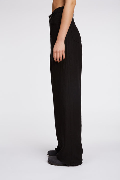 Keri Black Linen