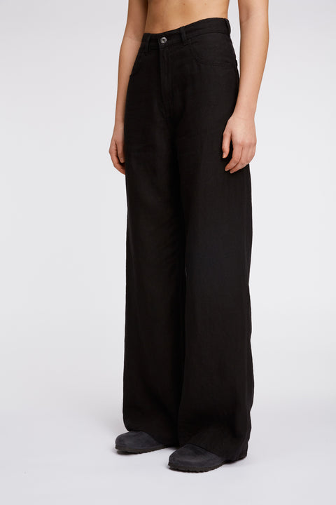 Keri Black Linen