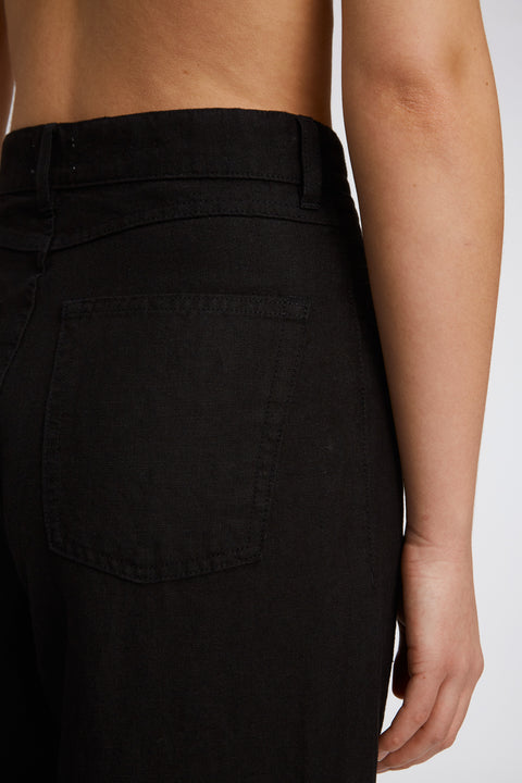 Keri Black Linen
