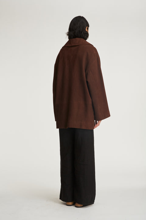 Aino Cocoa Brown Suede