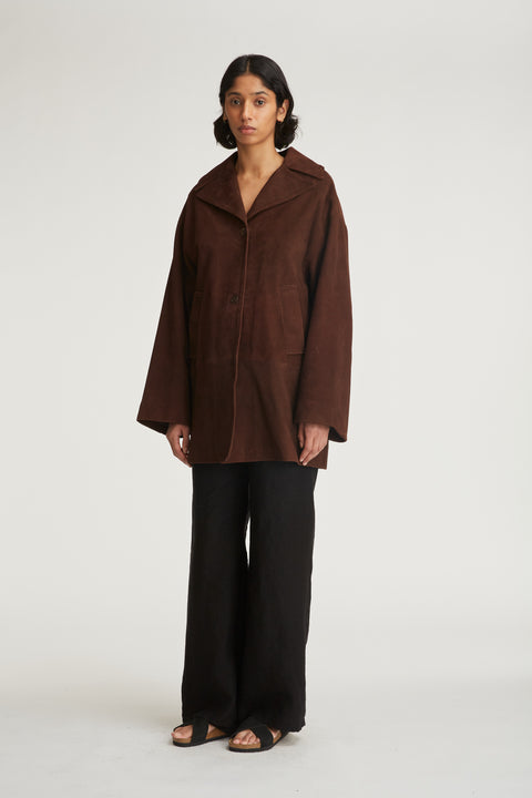 Aino Cocoa Brown Suede