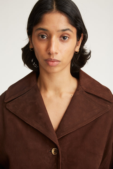 Aino Cocoa Brown Suede