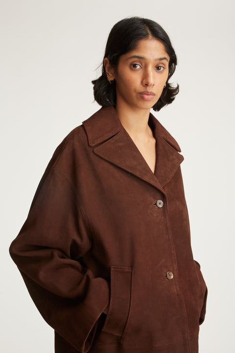 Aino Cocoa Brown Suede