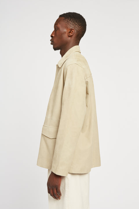 Roe Stone Suede