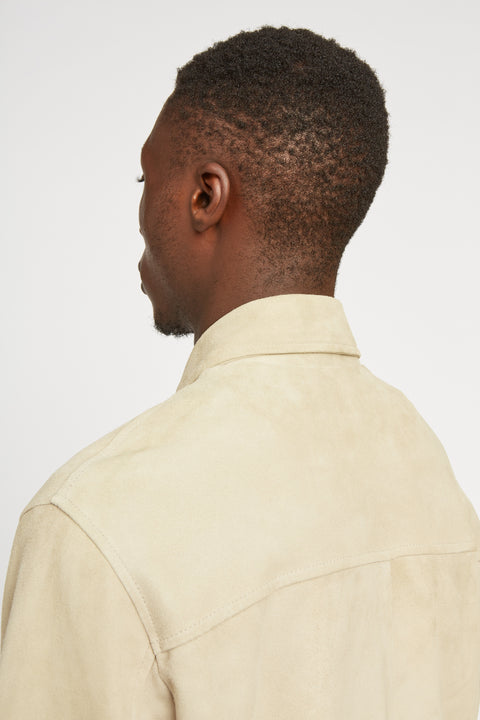 Roe Stone Suede