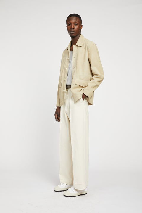 Roe Stone Suede
